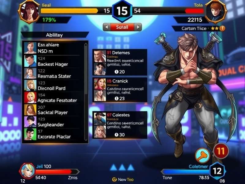 Squall Champion character abilities and skill tree interface